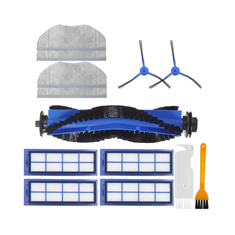 

Запчасти для робота-пылесоса Anker Eufy L70, основная и боковая щетки, фильтр НЕРА, ткань для мытья