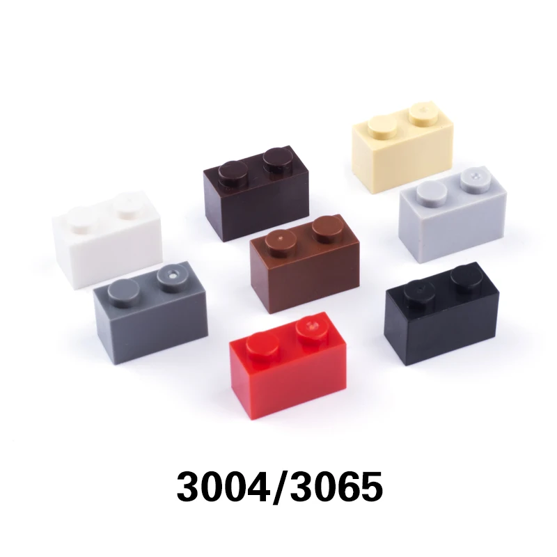 

Конструктор детский из строительных блоков, 1x2, 3004, 3065