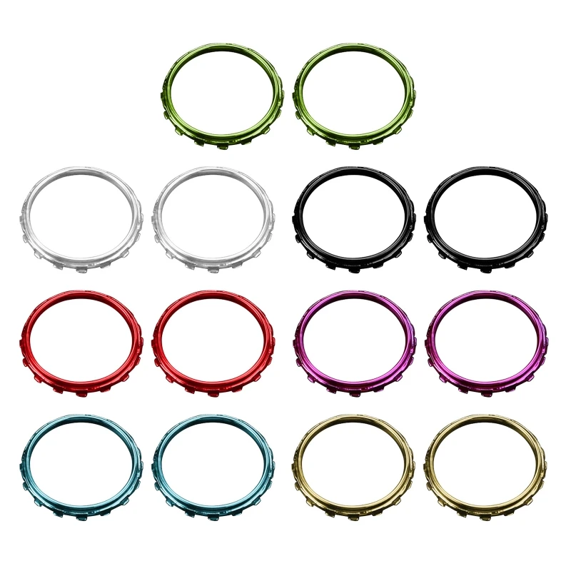 

2pcs Replacement Plating Accent Rings For DualSense 5 PS5 Controller Accessories