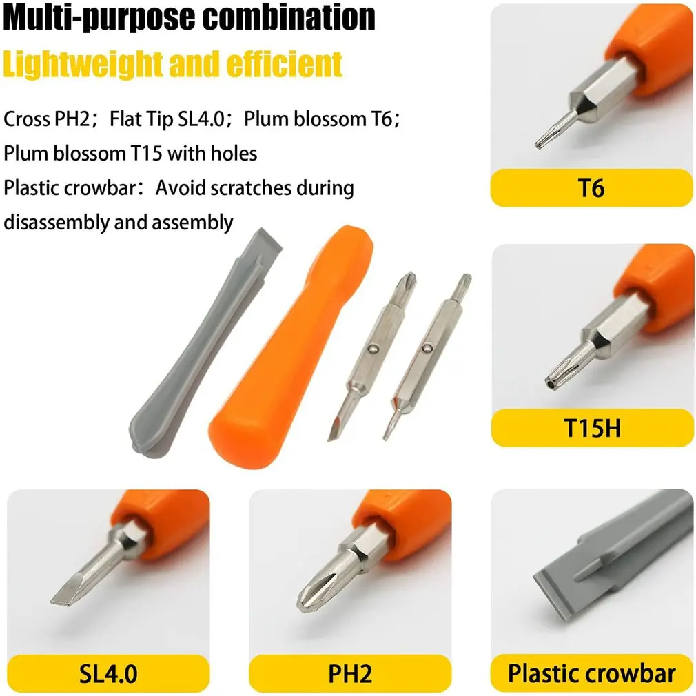 

Screwdriver Doorbell Screwdriver Replacement Ring Battery Doorbell Double-head Screwdriver Kit And Password Reset Access
