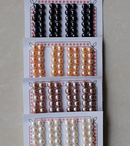 Жемчуг из натурального пресноводного жемчуга AAAA 4 цвета размер 6 7 мм модное