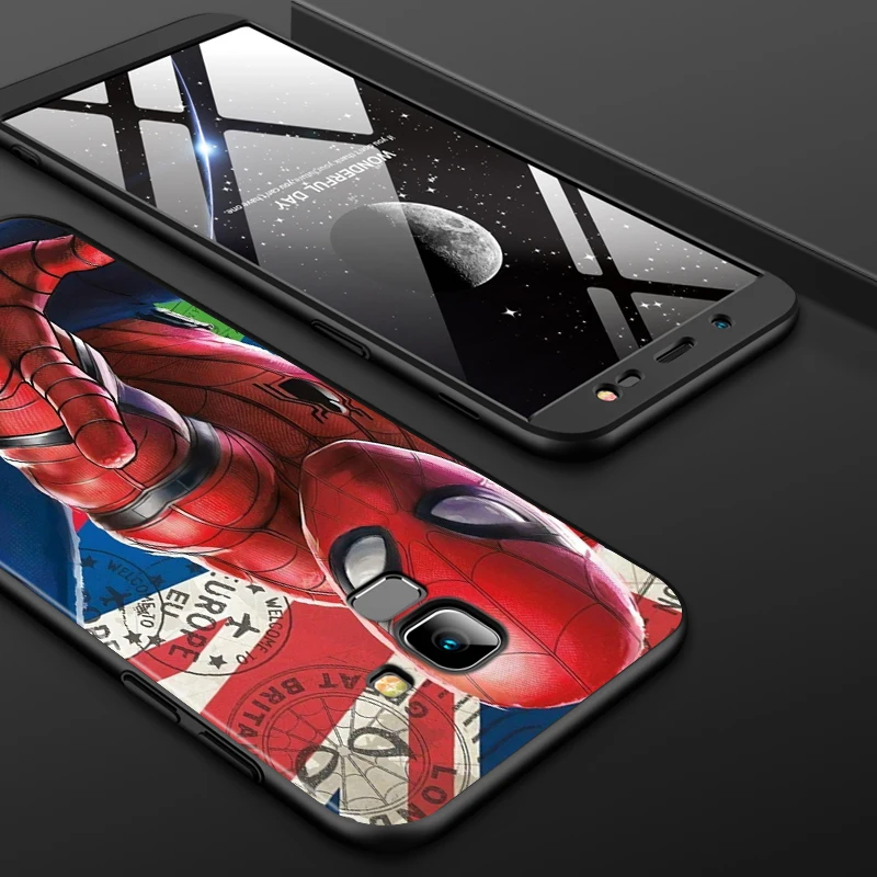 

Marvel Spider-Man for Samsung J2 J3 J4 J5 J6 J7 J730 J8 2015 2016 2017 2018 EU Duo Core Plus Prime TPU Black Phone Case
