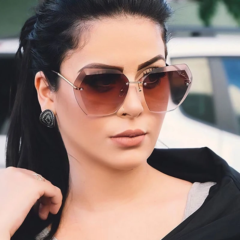 RFOLVE роскошные солнцезащитные очки кошачий глаз женские брендовые дизайнерские