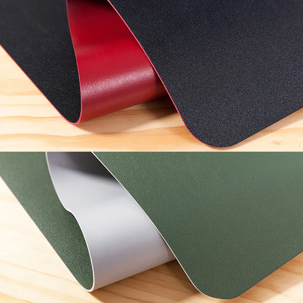 

Double-side Portable Large Mouse Pad Gamer Waterproof Leather Desk Mat Computer Mousepad Keyboard Table Cover for Dota