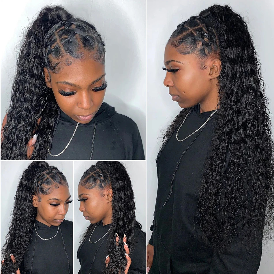 Wigirl бразильские вьющиеся волосы на 360 кружевных фронтах парики из человеческих