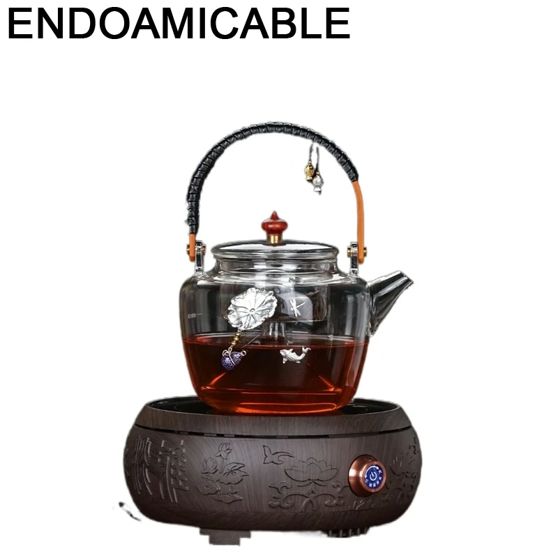 

Samovar Health Panela Eletrica Stove Czajnik Caydanlik Kettle Cup Pot with Warmer Set Maker Small Heater on Desk Electric Teapot