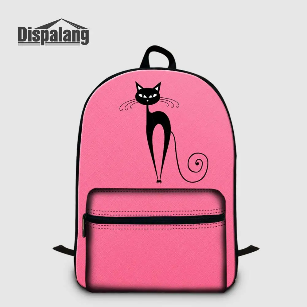 

Dispalang Women Laptop Backpack Cute Cat Animal School Bags For Teenage Girls Canvas High Quality Bookbag Female Travel Rucksack