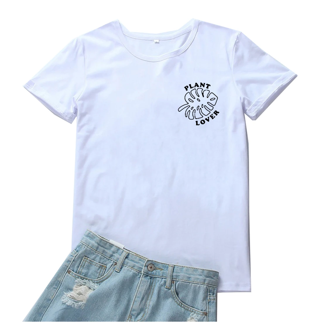 

Plant Lover Tee Shirt Femme Fashion Harajuku Print Tops Camiseta Mujer Loose Short Sleeves Women T Shirts Grunge Aesthetic