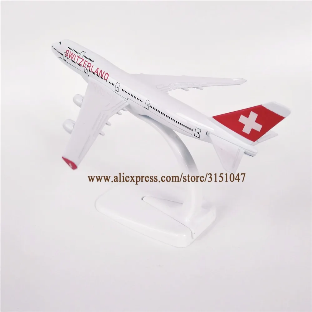 Air SWITZERLAND Boeing 747 B747 400 Airlines Airways модель самолета из сплава металла литье под