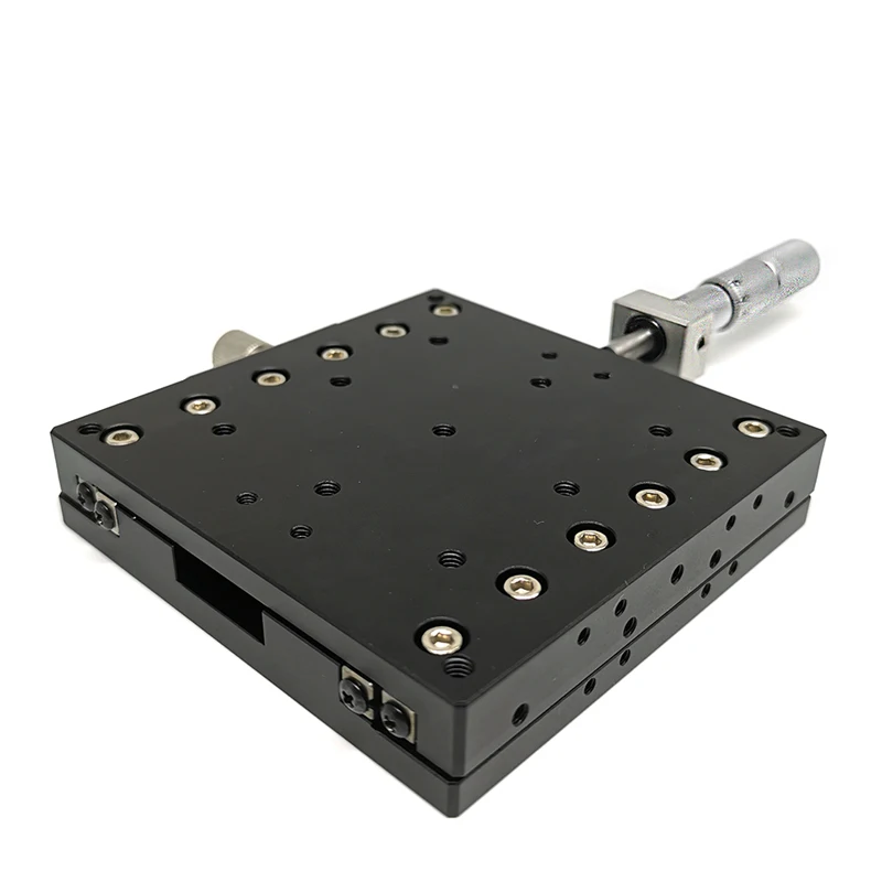 Оси X 90x90 мм точность ручного Линейные Этапы двигателя ЧПУ направляющая