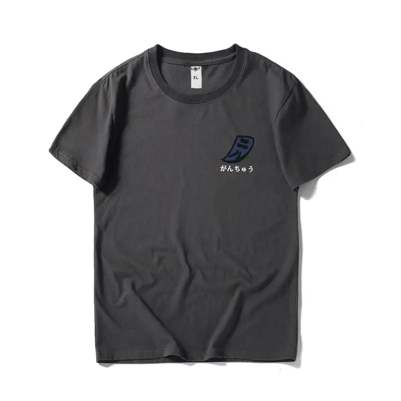 

ZITY T Shirts 100% Cotton Cat Print Anime T-Shirt For Men Women Summer 2021 New Japanese Short Sleeve Tops Tee Shirt Slim Fit