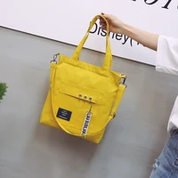 2021 new korean edition fashion canvas bag large capacity lady one shoulder tote bag fashion casual simple student handbag