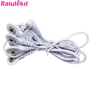 Массаж терапевтический электрод перчатки Тенс акупунктуры терапевтический электрод массаж электродная проволока средства ухода за кожей ног расслабляющий массажер машина