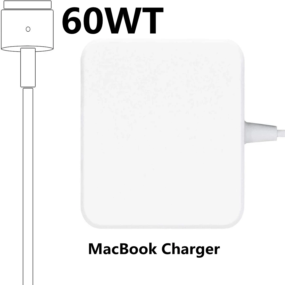 

100% Original Work With LOGO 60W MagSafing 2 Notebook Laptops Power Adapter Charger For Macbook Pro 13'' Retina A1435 A1502