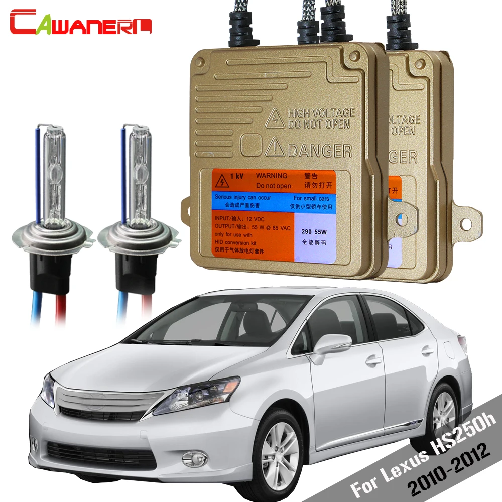 Cawanerl для Lexus HS250h 2010 2012 55 Вт Шина CAN HID ксеноновый комплект балластная лампа AC 3000K 4300K