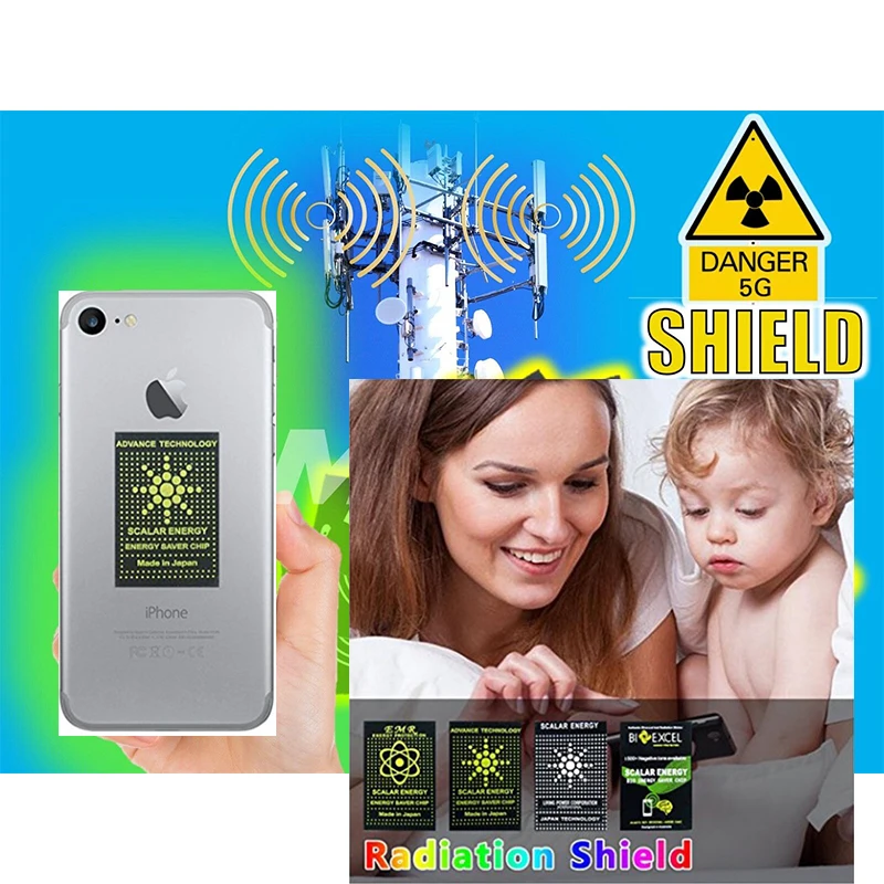 10 шт. EMP EMF EMR Защита Анти-Радиационная наклейка для телефонов ноутбуков мобильных