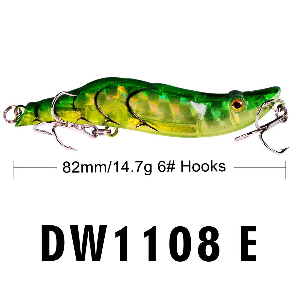 1 шт. рыболовная приманка 8 2 см | Спорт и развлечения