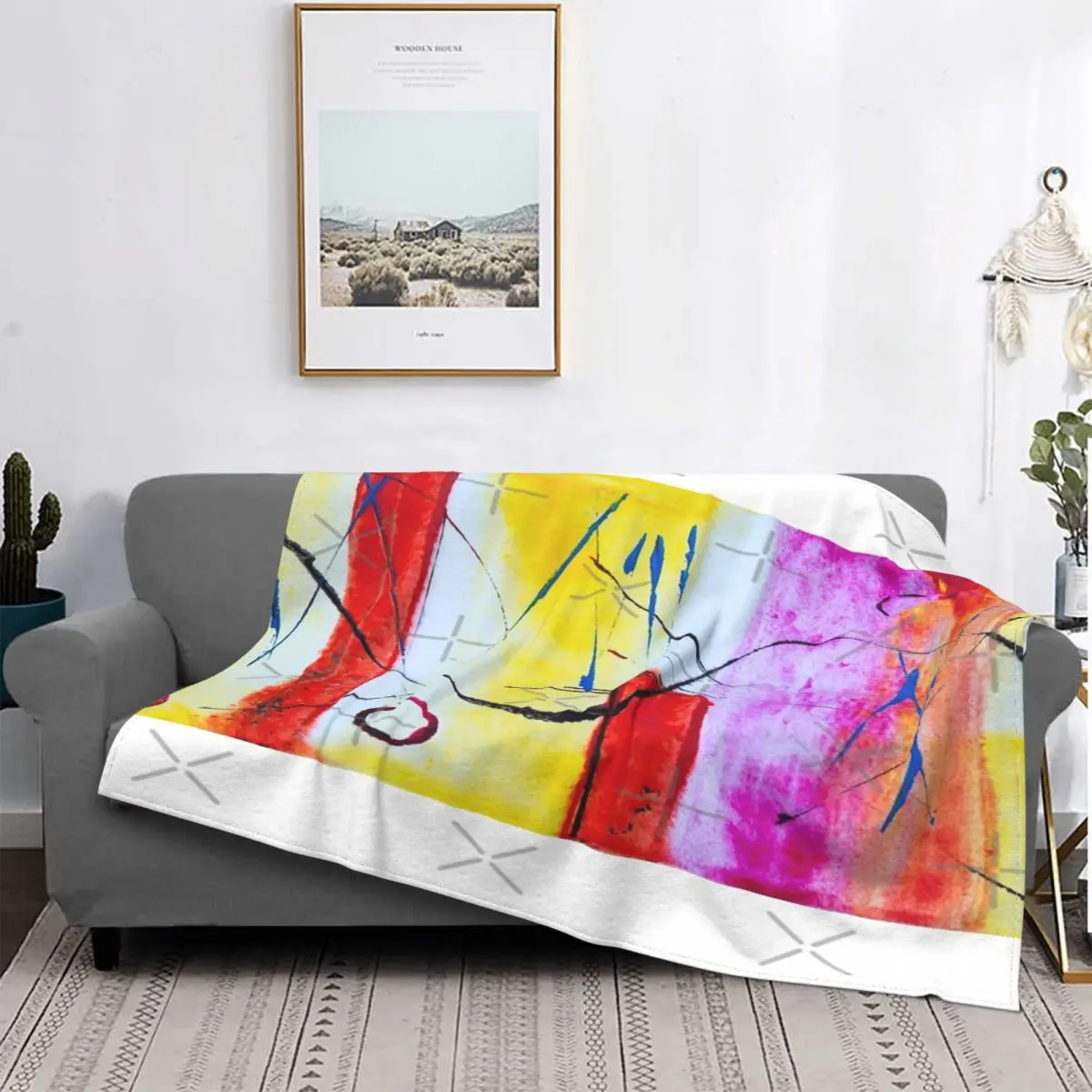 

Manta de disegio абстрактный, colcha para cama, alfombra a cuadros, cubierta de playa, manta de muselina en la cama