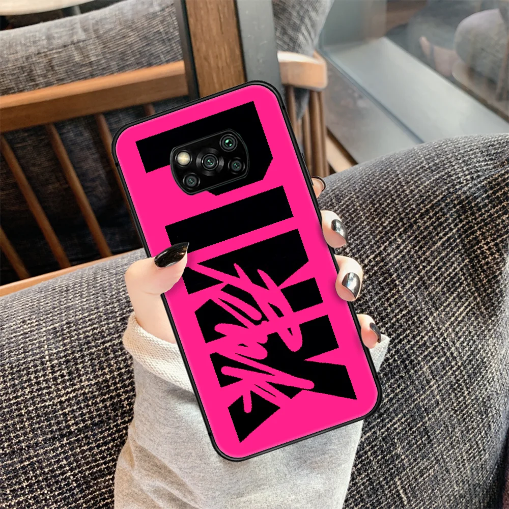 

Love Pink Victoria Luxury Brand Phone case Cover Hull For Xiaomi Mi A2 A3 8 9 9T Note 10 Se Lite Pro black Etui Pretty Back