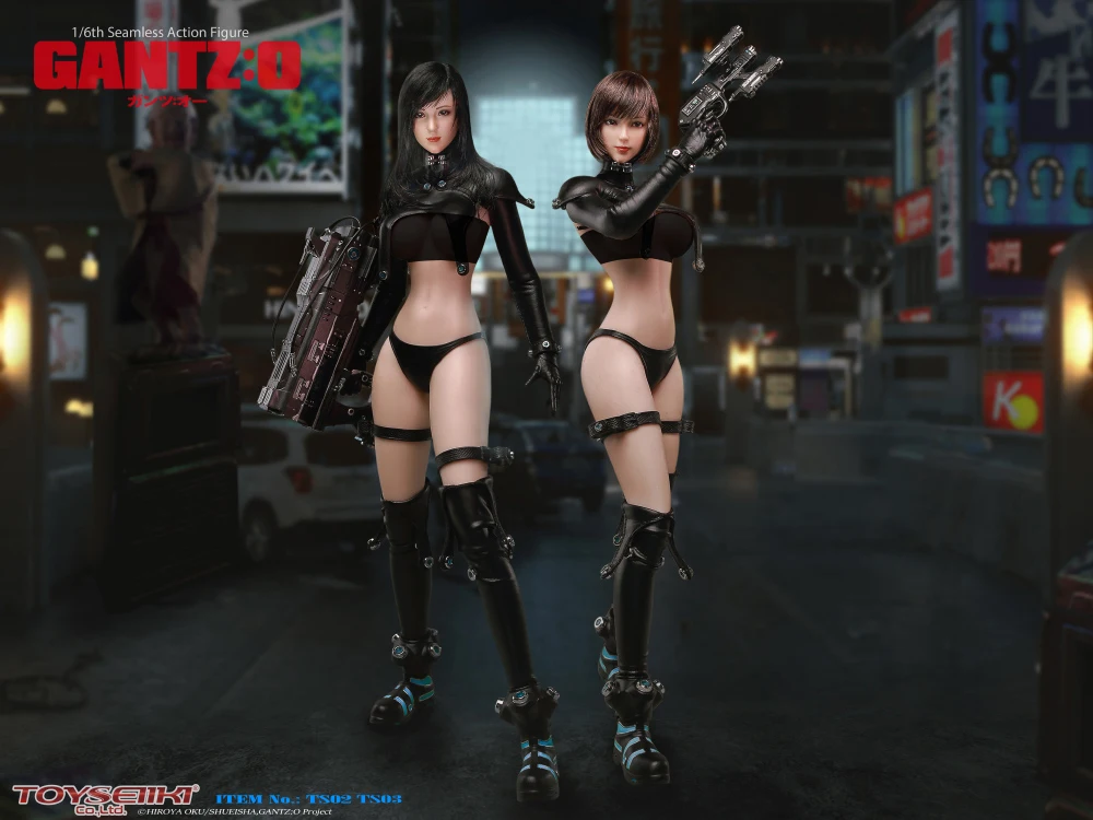 TBLeague Phicen TOYSEIIKI TS02(Reika) / TS03(Anzu) Gantz:o 1/6 бесшовная экшн фигурка|Игровые фигурки и
