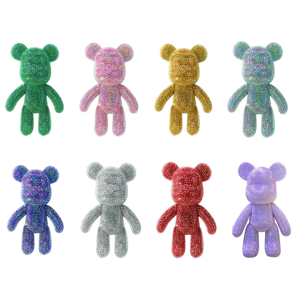 

Алмазная живопись «сделай сам», бриллиантовая мозаика, медведи ручной работы, аксессуары для интерьера автомобиля, милый подарок для украш...