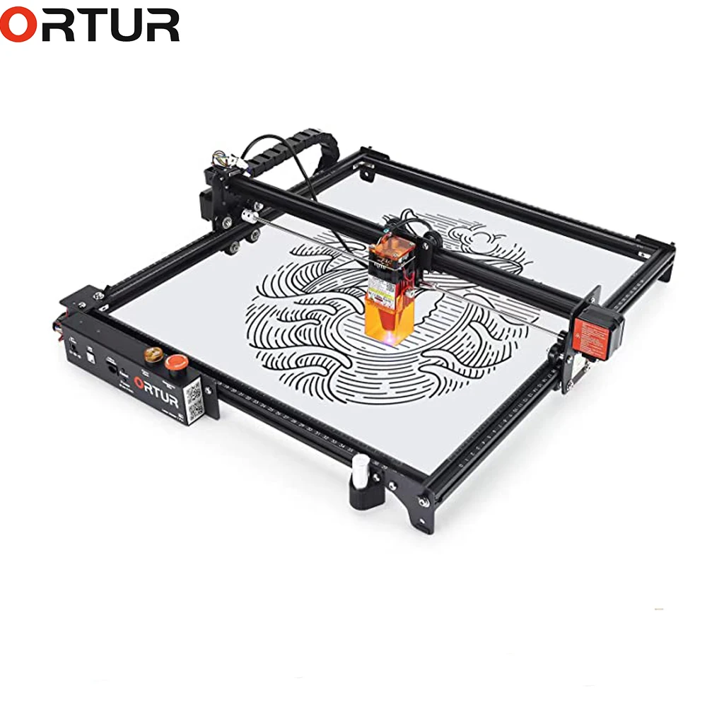 ORTUR Laser Master 2 Pro S2-LF Laser Engraver, Laser Engraving Cutting Machine DIY Laser Cutting for MDF with Air Assist Nozzle