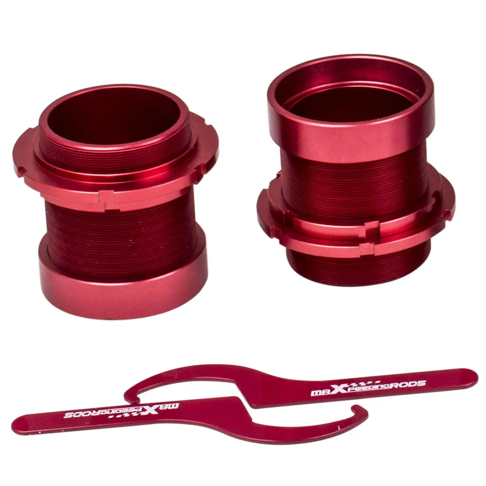 Комплект амортизаторов подвески Coilover для Mazda 6 2003 2007 красный с регулируемой