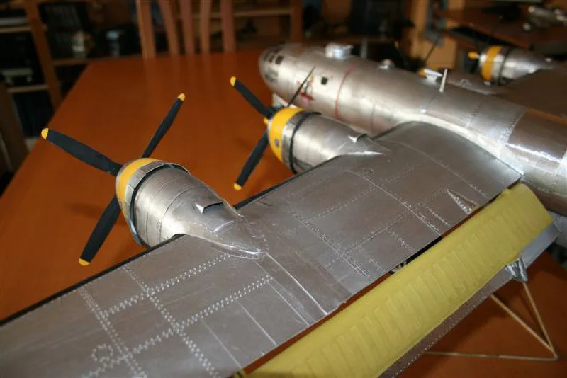 93*65 см B29 супер Aerial Fortress Bomber самолет DIY 3D бумажная карточка модель Конструкторы строительные игрушки развивающие