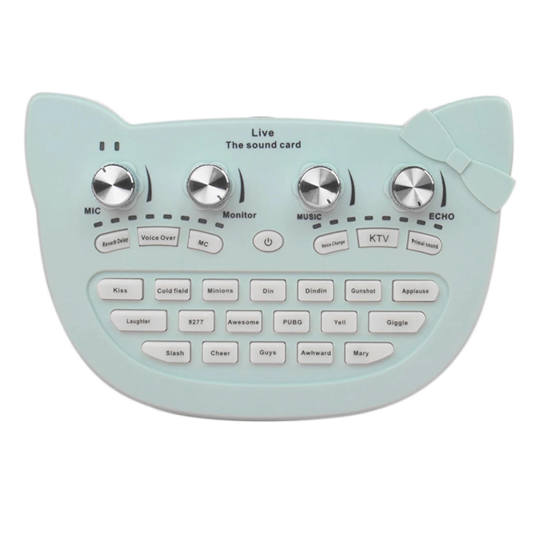 

Live Sound Card Bluetooth Mini Audio Podcast Mixer for Live Broadcast Music Recording Podcasting Karaoke Singing