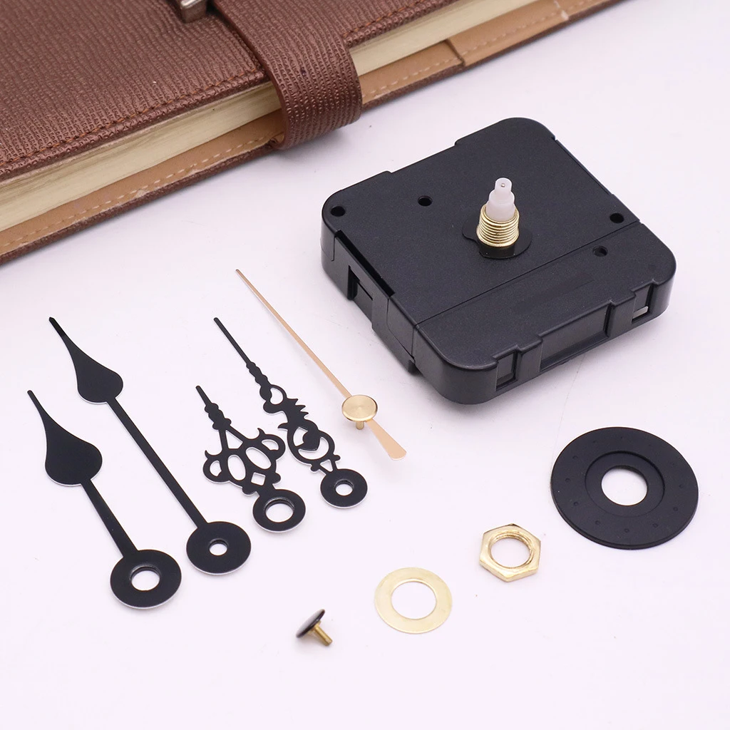 

Sweep DIY Quartz Wall Clock Movement Repair Parts with 4 Long Pointers