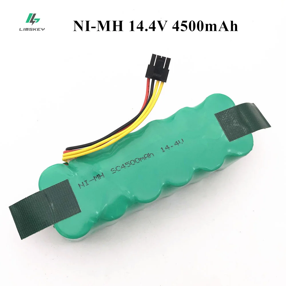 Металл-гидридных или никель 4500 мА/ч, 14,4 V Батарея для Kitfort KT504 Haier T322 T321 T320 T325 Запчасти для роботизированного пылесоса аксессуар для Haier T321