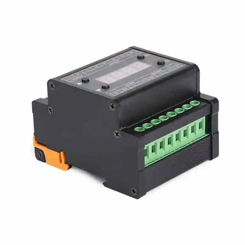 

CLAITE AC90-240V 3 Channels DMX LED Triac Dimmer Controller for Strip Lighting Adopts Industrial Grade MOS Transistor