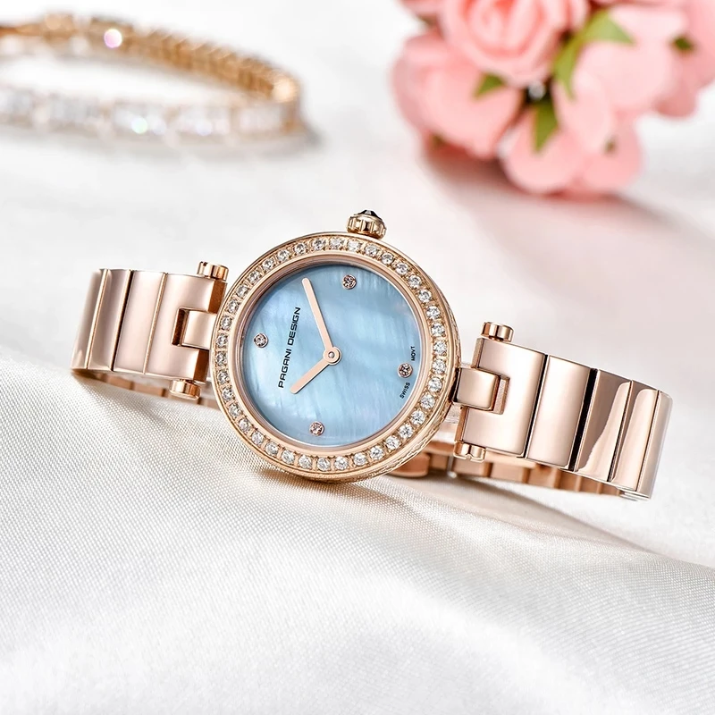 Часы наручные Pagani женские кварцевые модные брендовые водонепроницаемые