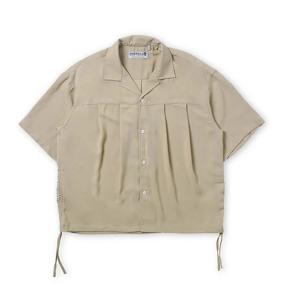 

Simple Solid Color Cuban Shirt Mens Summer Casual Thin Half-Sleeve Shirts Loose Lapel Short Sleeve Shirts Men