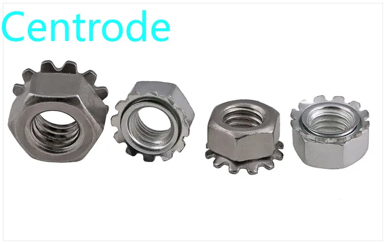 304 нержавеющая сталь K nut с зубчатой гайкой углеродистая cap многозубчатая гайка