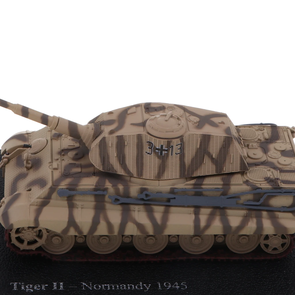 1/72th Diecast WWII Немецкий Тигр II-Нормандия 1945 модель танка игрушка подарок на день