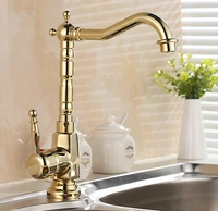 new arrivals european retro style and gold surface kitchen faucet bathroom basin faucet by brass sink faucet water mixer tap
