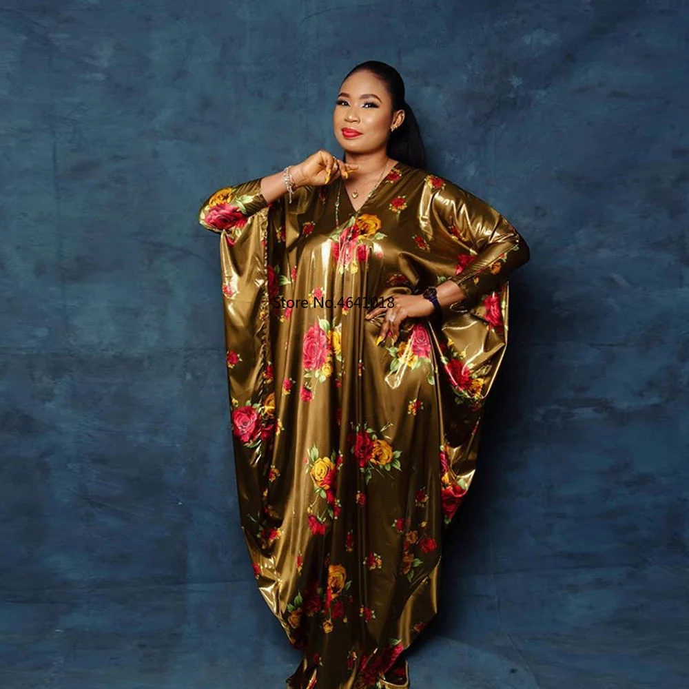 Женское атласное платье большого размера повседневное винтажное длинное макси с