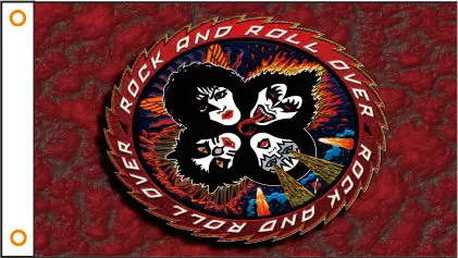 

Flag Custom Flag KISS Band Banner 3x5ft 100% Polyester