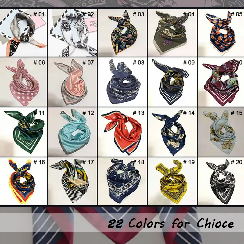 Шарф Sparsil Женский из сатина шелка квадратный многофункциональный универсальный