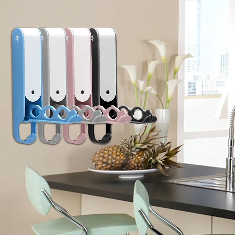 

Seamless Paste-type Hook Telescopic Punch-free Bathroom Drying Rack Clothes Rail Outdoor Balcony Multi-function