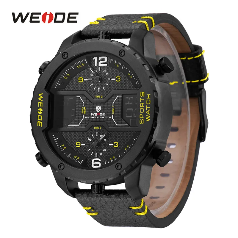 Relogio Masculino WEIDE часы мужские цифровые Дата Мужские военные аналоговые кварцевые