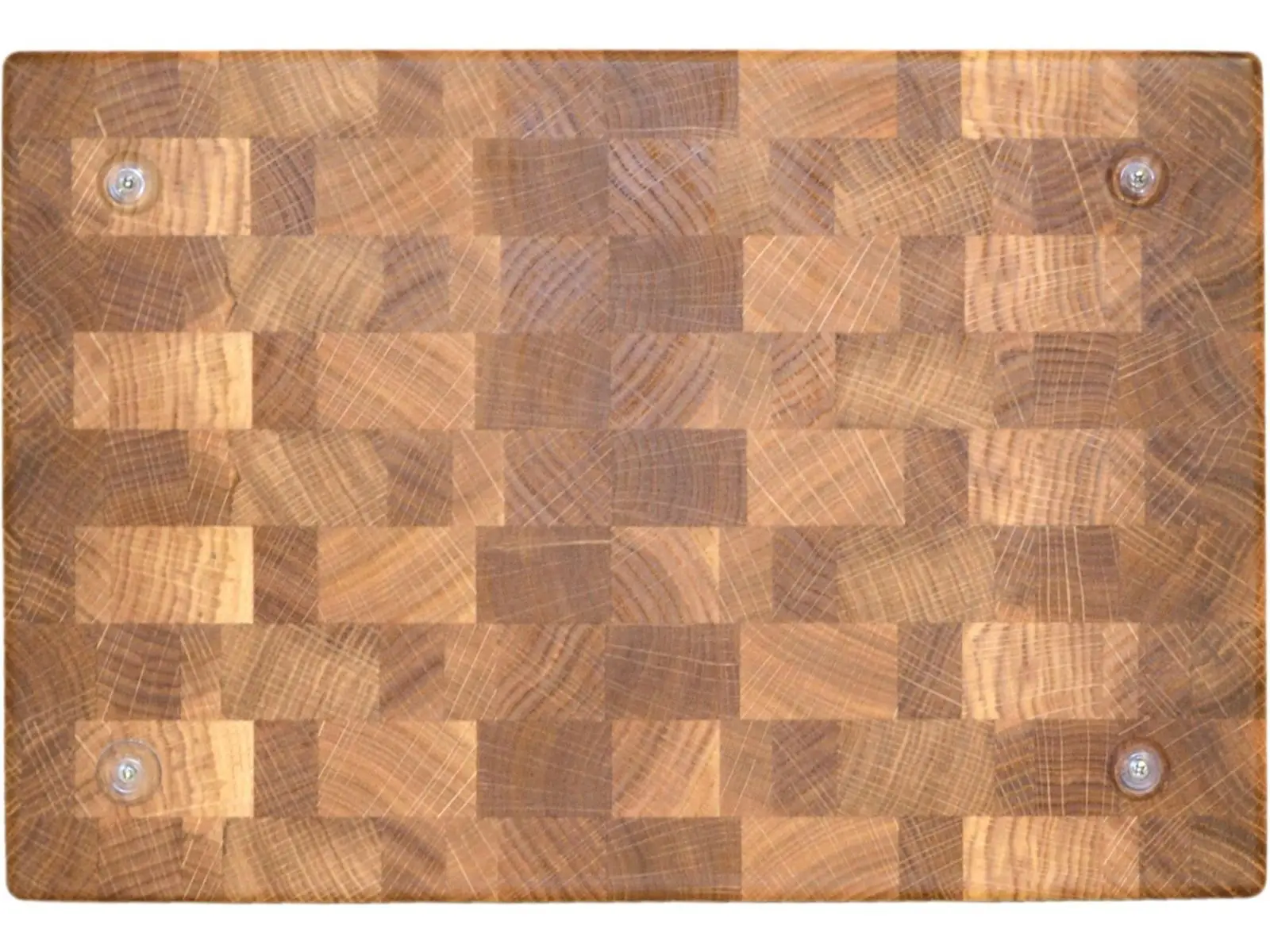 Кухонная разделочная доска торцевая деревянная дуб 30x20x3 см. арт. 010