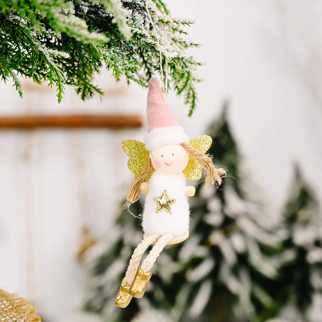 

Christmas Plush Doll Pendant Xmas Tree Hanging Decoration Party Ornaments Home Decoration Accessories New Year Decorations 2022