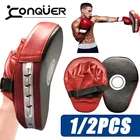 Arc Boxing Muay Thai Hand Target Sanda тренировочная утолщенная анти-сейсмическая изогнутая рамка из искусственной кожи 5 пальцев ручная мишень