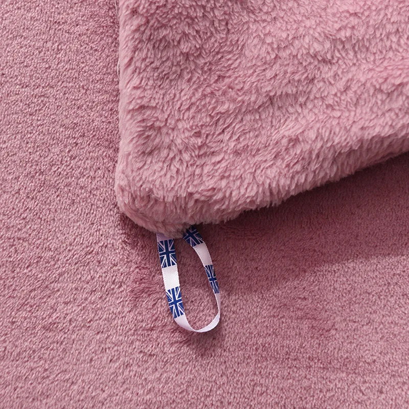 Однотонный фланелевый Комплект постельного белья с цветными кристаллами