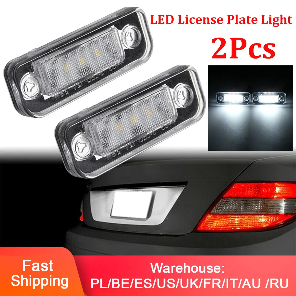 2 шт. Автомобильный светодиодный светильник номерного знака Светильник лампы