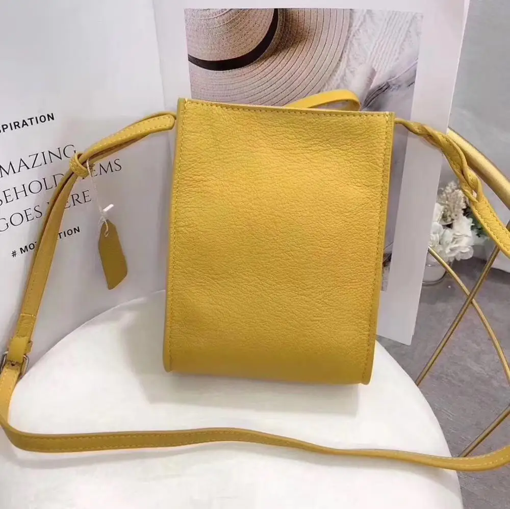 

free shipping 2020 the new style fashion and mini genuine cow leather women one shoulder bag crossbody bag 14cm 9color