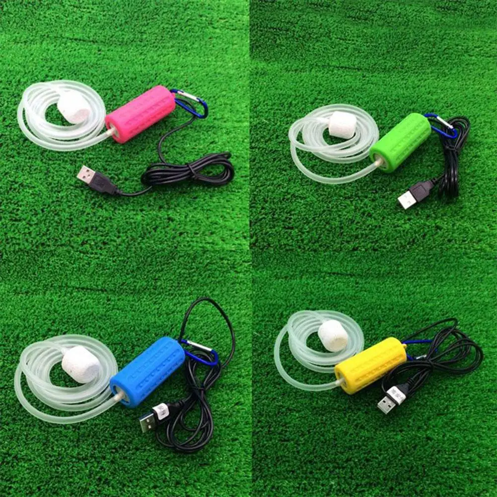 Портативный Миниатюрный аквариум с USB аквариумный кислородный воздушный насос