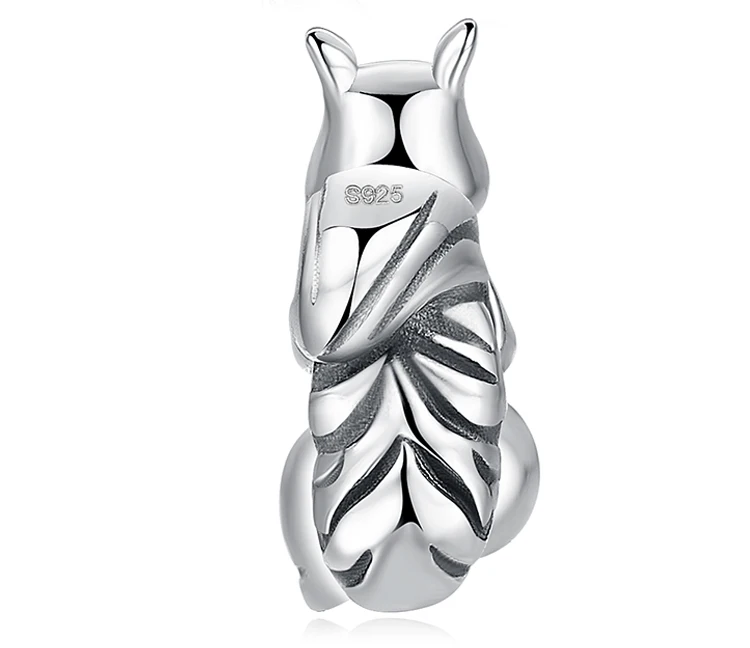 JewelryPalace 925 пробы серебро Прекрасный Белка Шарм бусины для Для женщин Новая горячая Распродажа красивые подарки Модные украшения